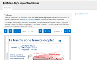 Contenuti operativi: Formazione